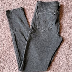 Levi's 711 W29/L34 Skinny LONG PC9-18881 in light black